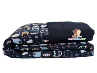 Little Bears in Navy Blue - Babycuddleph Blanket