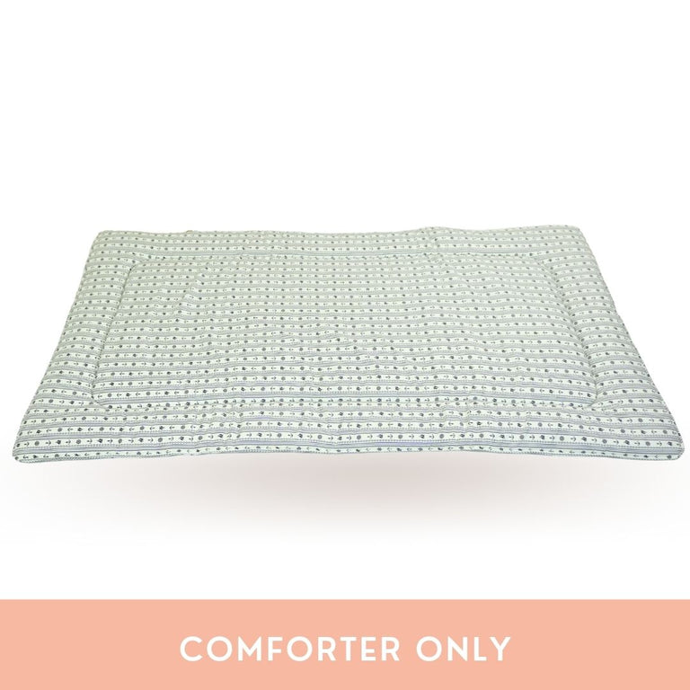 Babycuddleph Anchor Stripes in White - Comforter