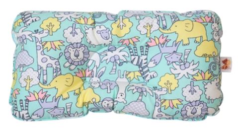Animal Kingdom Pastel Green - Babycuddle Head Pillow