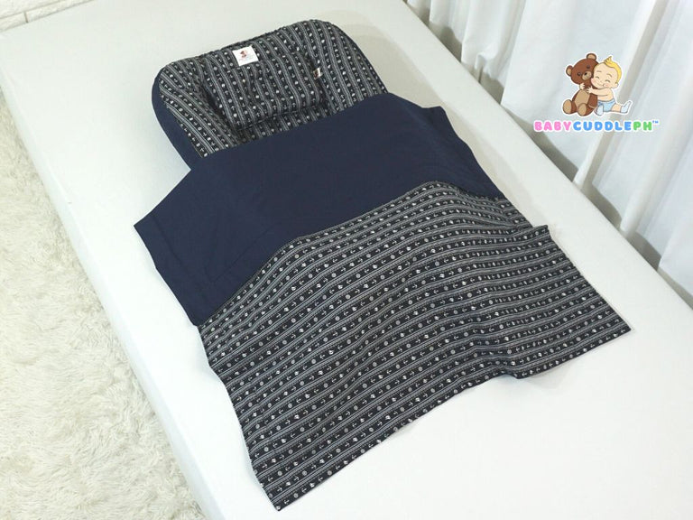 Babycuddle Blanket - Anchor Stripes in Black