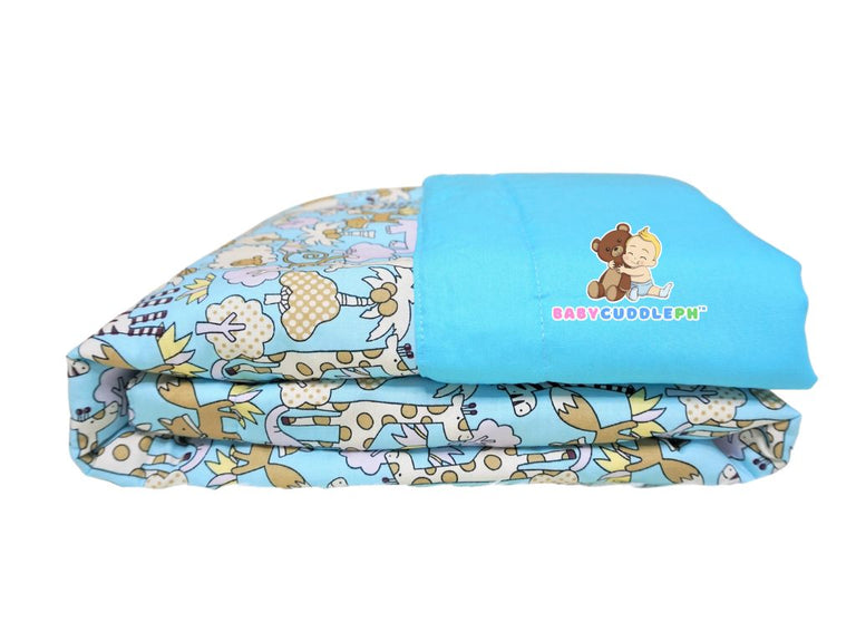 Animal Kingdom Pastel Blue - Babycuddleph Blanket