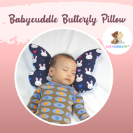 Babycuddle Butterfly Pillow - Bunny in Navy Blue