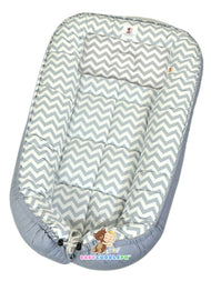 "PRE-ORDER" Chevron Gray (Best - Seller) - Bed and Head Pillow