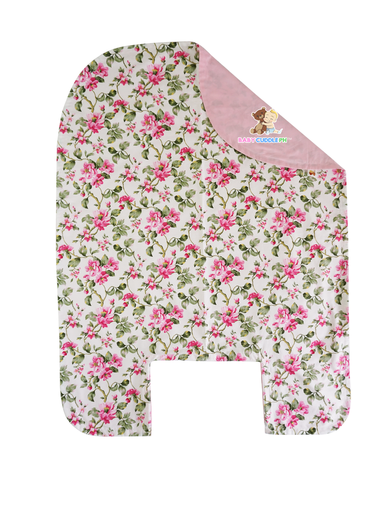Bed Cover - Flora in Light Pink