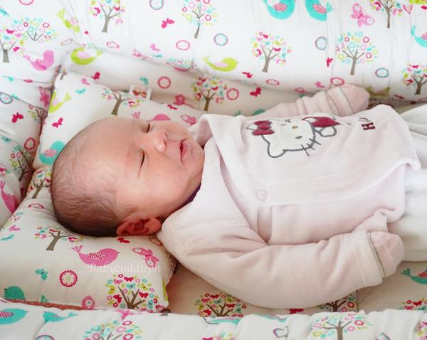 Babycuddle Head Pillow - Mini Green Stars