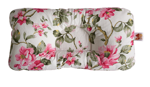 Babycuddle Head Pillow - Flora in Light Pink