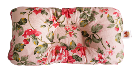 Babycuddle Head Pillow - Flora in Peach Dotted