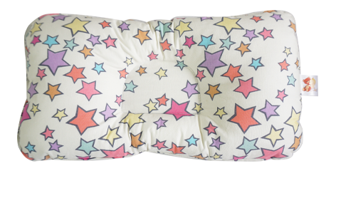 Babycuddle Head Pillow - Stars in Cream