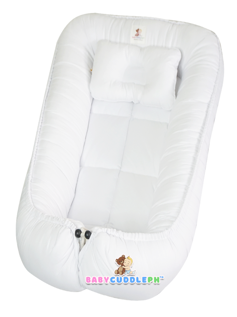 Linen Plain Pure White (Free Head Pillow)