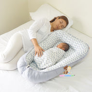 "PRE-ORDER" Chevron Gray (Best - Seller) - Bed and Head Pillow