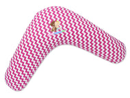 Babycuddle Nursing Pillow (Multi-use) - Pink Zigzag Chevron