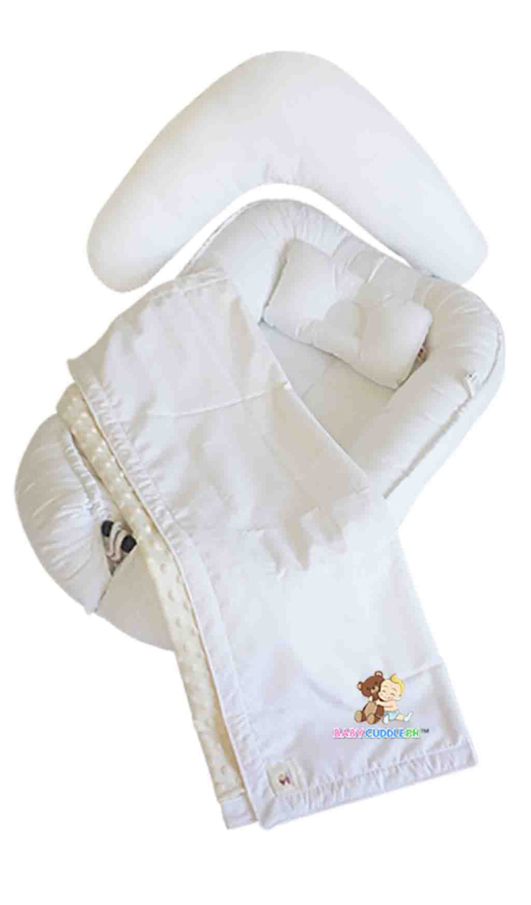 Babycuddleph Mom and Baby Set- Pure White (Pre-Order)