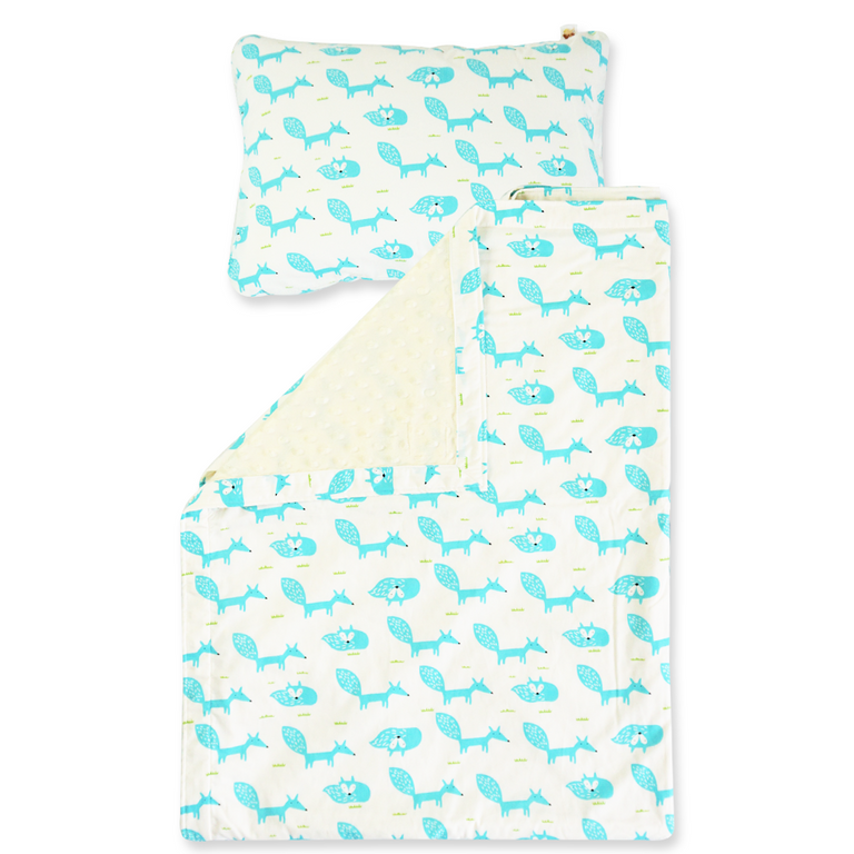 Little Fox in White Teal - Toddlers kit