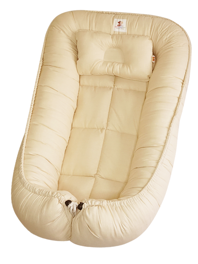 Linen Plain Beige (Free Head Pillow)