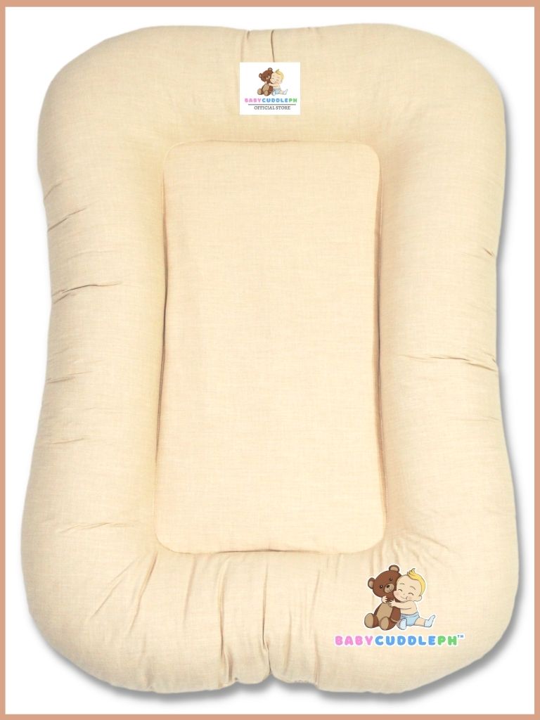 Baby Nest Shaia Beige -  Bed and Head Pillow
