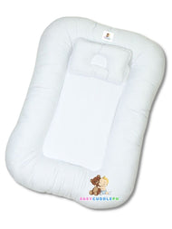 Baby Nest Shaia White - Bed and Head Pillow