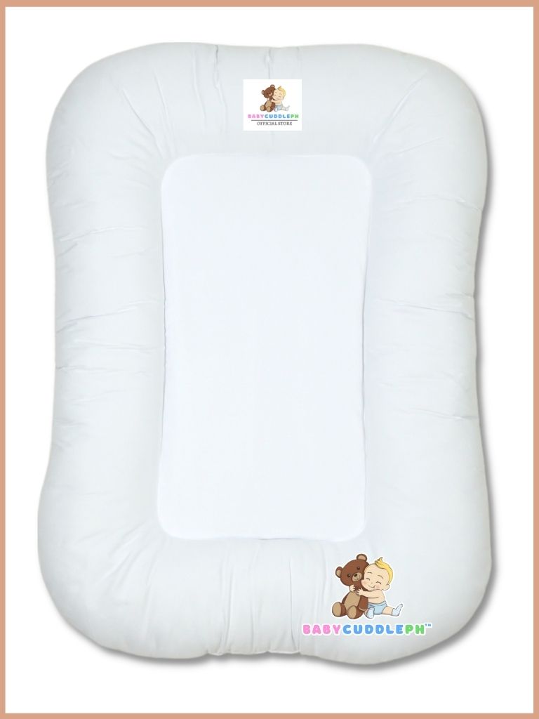 Baby Nest Shaia White - Bed and Head Pillow