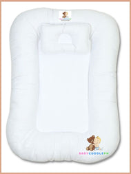Baby Nest Shaia White - Bed and Head Pillow