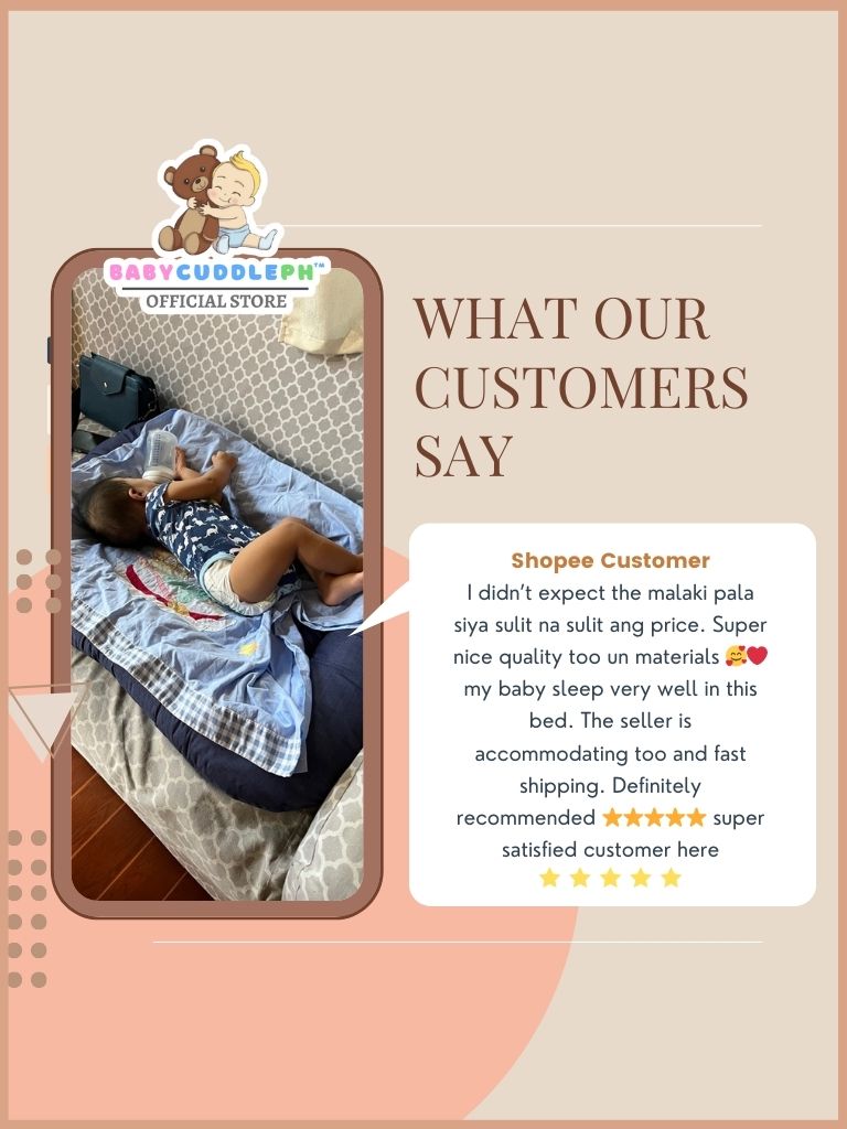 Baby Nest Shaia Light Gray - Bed and Head Pillow