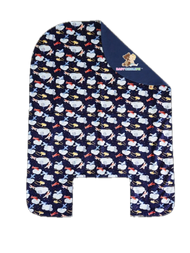 BabyCuddle Bed Cover - Airplanes in Navy Blue Collection (Best Seller)