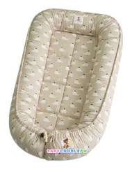 BabyCuddle Bed and Head Pillow - Baby Whale Collection (Limited Stock)