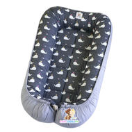 BabyCuddlePH™ Bed and Head Pillow - Baby Whale Collection (Limited Stock)