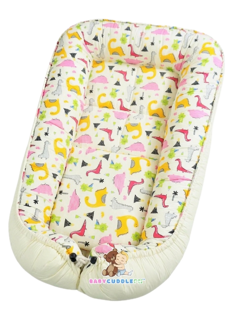 BabyCuddlePH™ Bed and Head Pillow - Little Dino Collection (Limited Stock)