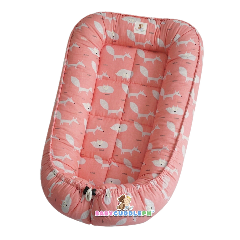 BabyCuddlePH™ Bed and Head Pillow - Little Fox Collection (Limited Stock)