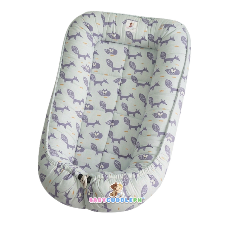 BabyCuddlePH™ Bed and Head Pillow - Little Fox Collection (Limited Stock)