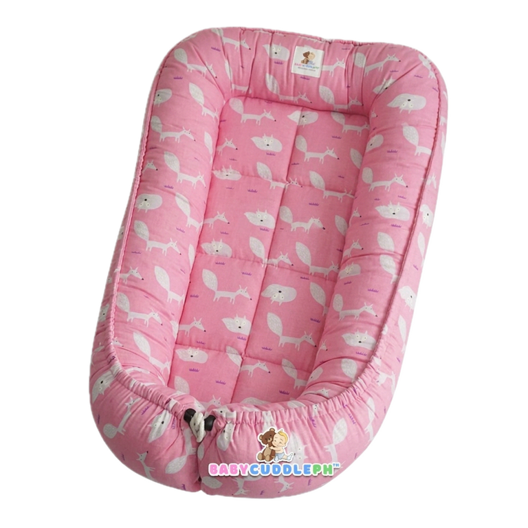 BabyCuddlePH™ Bed and Head Pillow - Little Fox Collection (Limited Stock)