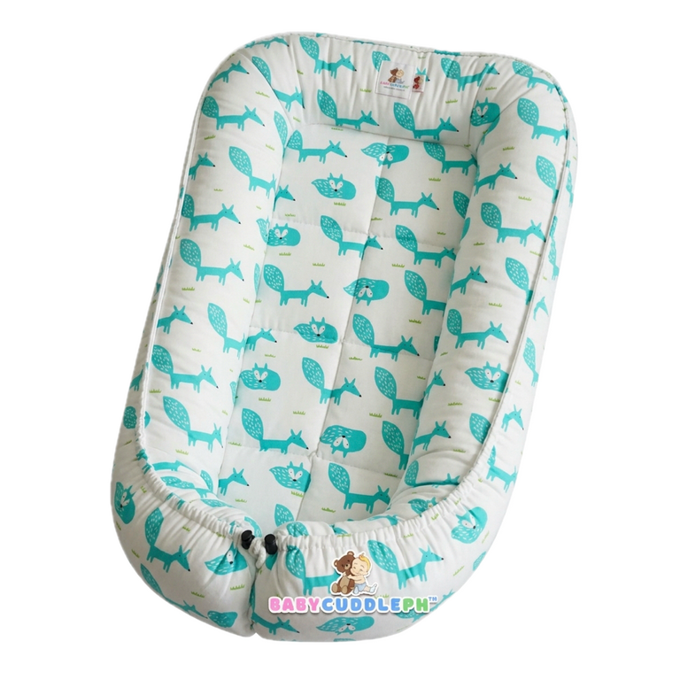 BabyCuddlePH™ Bed and Head Pillow - Little Fox Collection (Limited Stock)