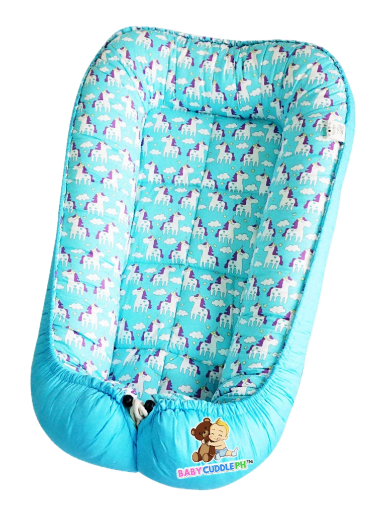 BabyCuddle Bed and Head Pillow - Little Unicorn Collection (Best Seller)