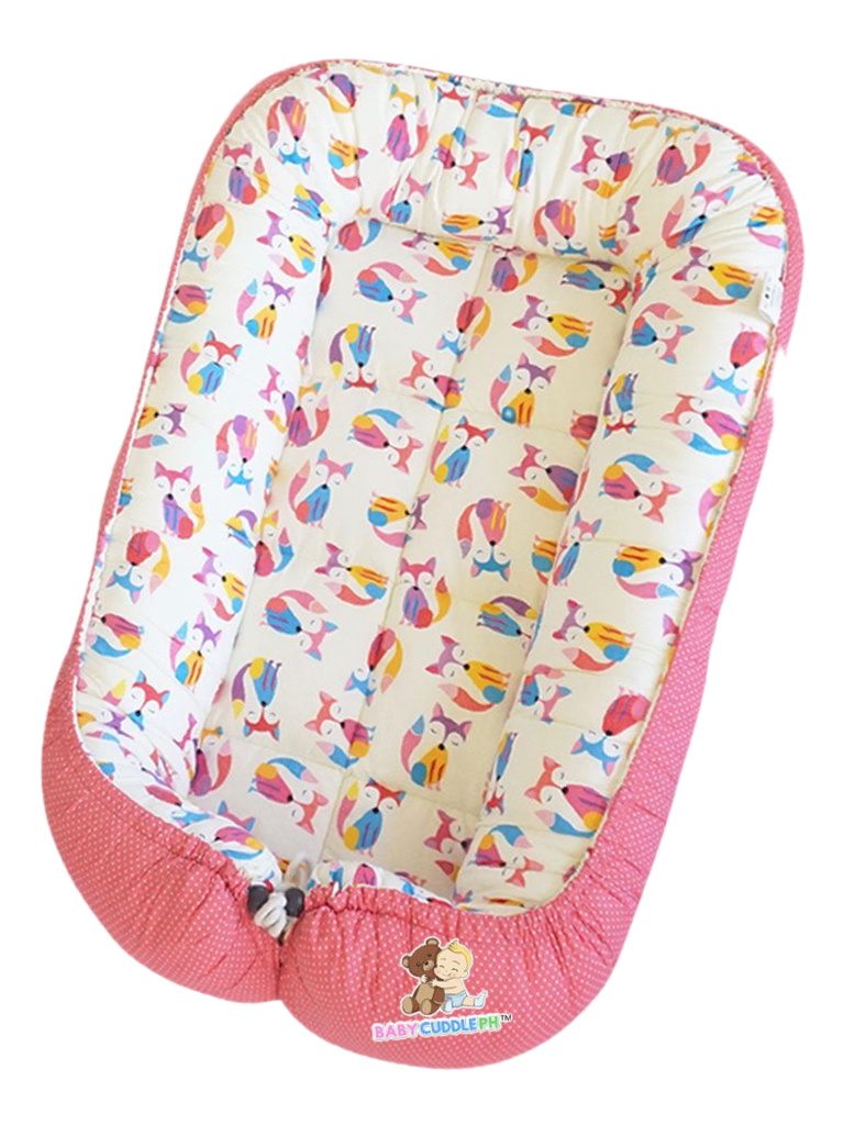BabyCuddle Bed and Head Pillow - Sleepy Fox (Best Seller)