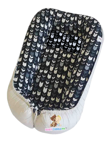 BabyCuddle Bed and Head Pillow - Arrow Collection (Limited Stock)