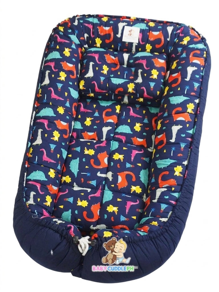 BabyCuddlePH™ Bed and Head Pillow - Little Dino Collection (Limited Stock)