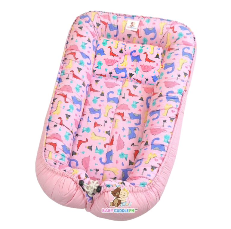 BabyCuddlePH™ Bed and Head Pillow - Little Dino Collection (Limited Stock)