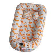 BabyCuddlePH™ Bed and Head Pillow - Little Fox Collection (Limited Stock)