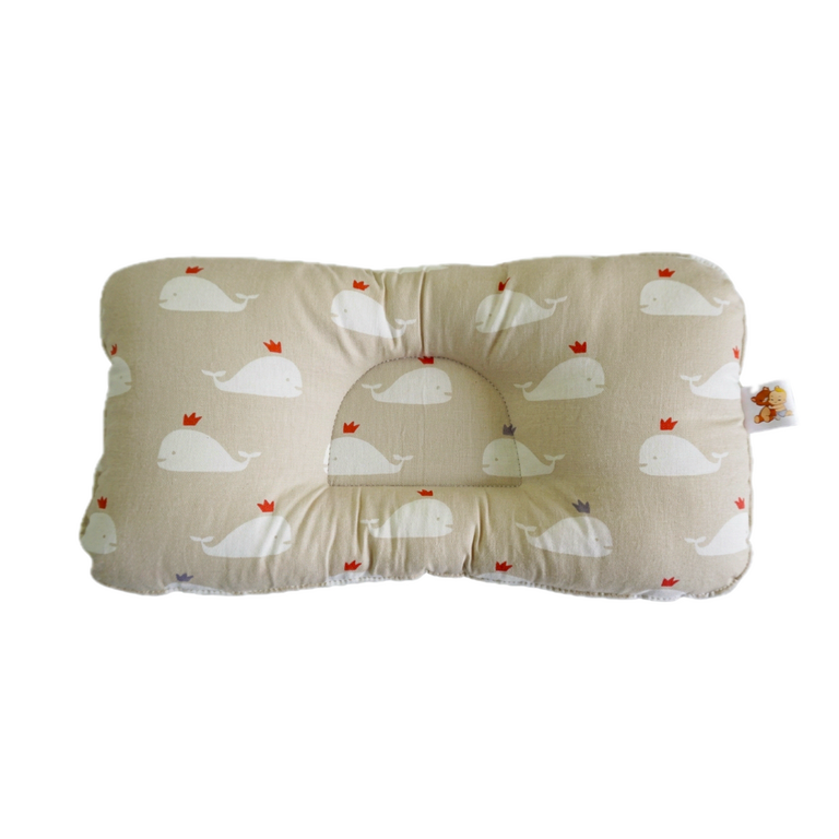 BabyCuddle Bed and Head Pillow - Baby Whale Collection (Limited Stock)
