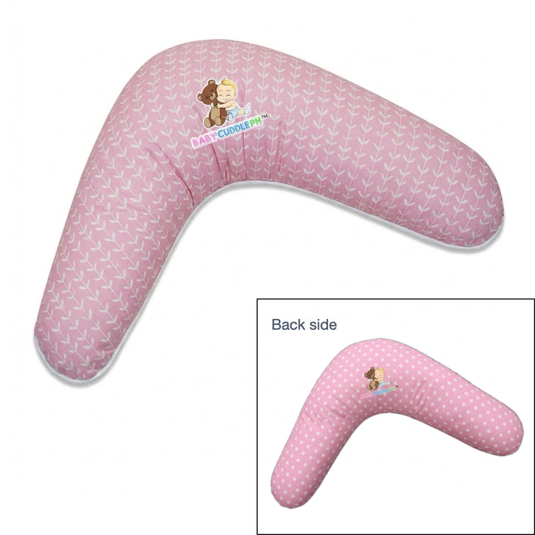 BabyCuddle Nursing Pillow (Multi-use) - Pink Vines (Limited Stock)