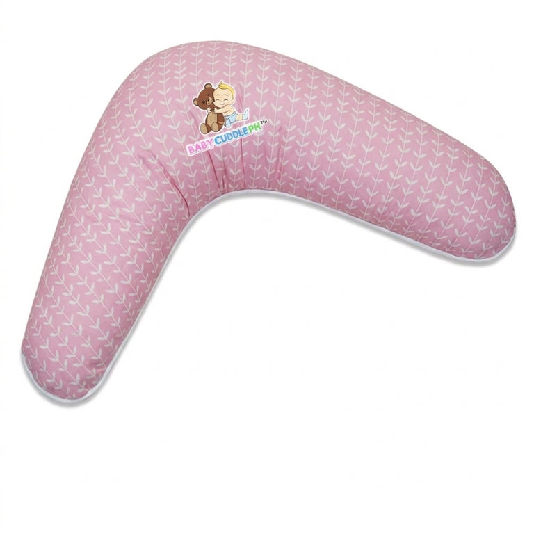BabyCuddle Nursing Pillow (Multi-use) - Pink Vines (Limited Stock)