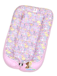 Animal Kingdom Pastel Pink - Bed and Head Pillow