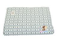 Anchor Stripes in White - Babycuddleph Blanket