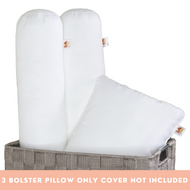 Babycuddleph 3 PCS Bolster Pillow  Only Cover Not Included