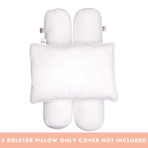 Babycuddleph 3 PCS Bolster Pillow  Only Cover Not Included