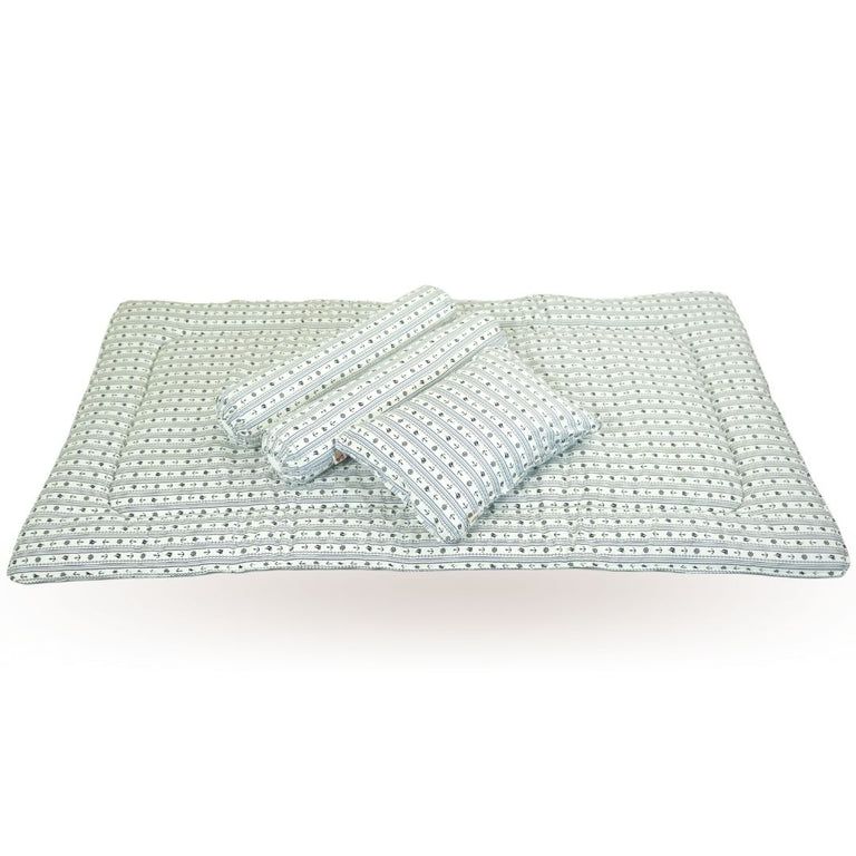 Babycuddleph Anchor Stripes in White - Comforter