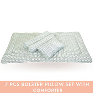 Babycuddleph Anchor Stripes in White - Comforter