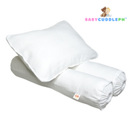 Babycuddleph Bolster Pillow Set Pure White (Pre-Order)