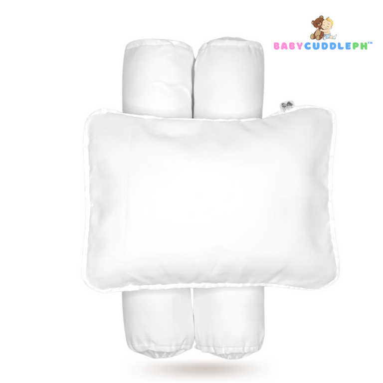 Babycuddleph Bolster Pillow Set Pure White (Pre-Order)