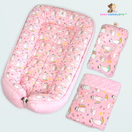 Babycuddleph Mom and Baby Set- Cats in Pink