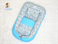 Animal Kingdom Pastel Blue - Babycuddleph Blanket